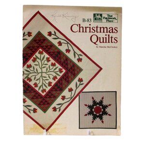 Christmas Quilts By Marsha McCloskey - 20 Patchwork & Applique Block Patterns
